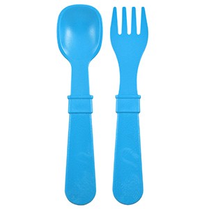Re-Play - Open Stock Utensils - all things being eco chilliwack canada - kids clothing and accessories boutique - sky blue
