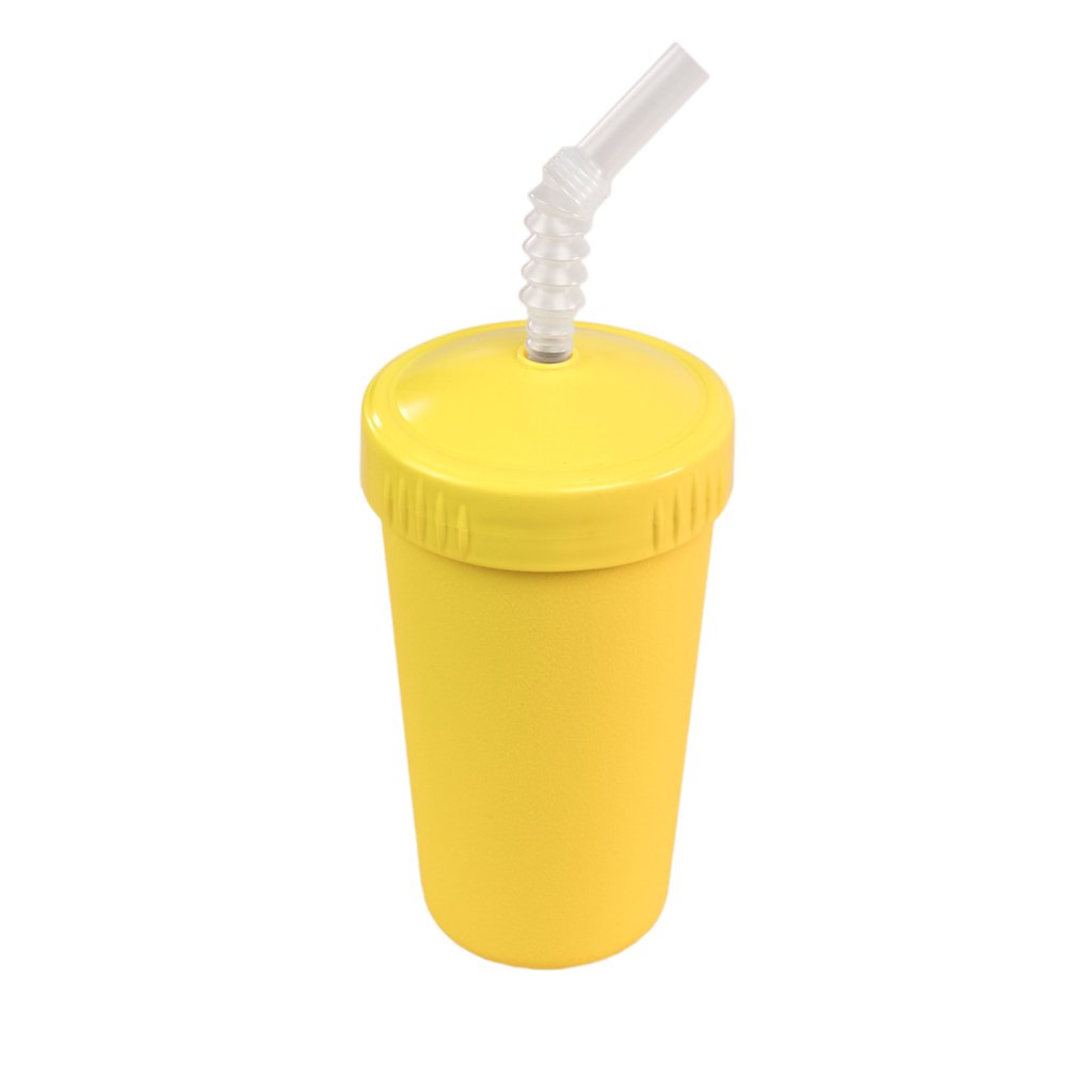 Re-Play - Straw Cup With Lid & Straw All Things Being Eco Chilliwack Yellow