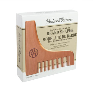 Rockwell Razors - Natural Pear Wood Beard Shaper All Things Being Eco Chilliwack