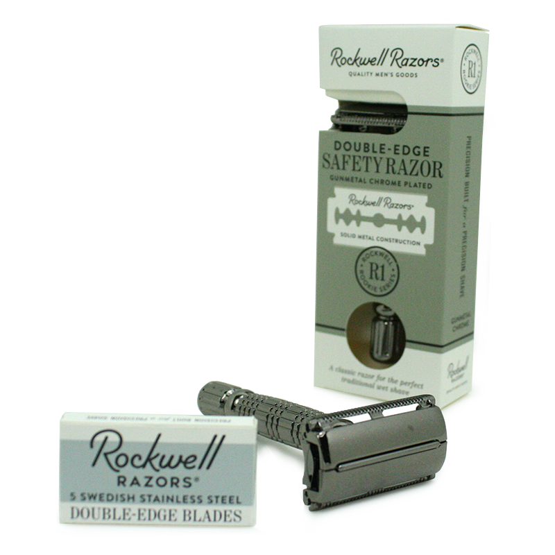 Rockwell Razors - R1 Rookie Series Double-Edge Safety Razor Gunmetal