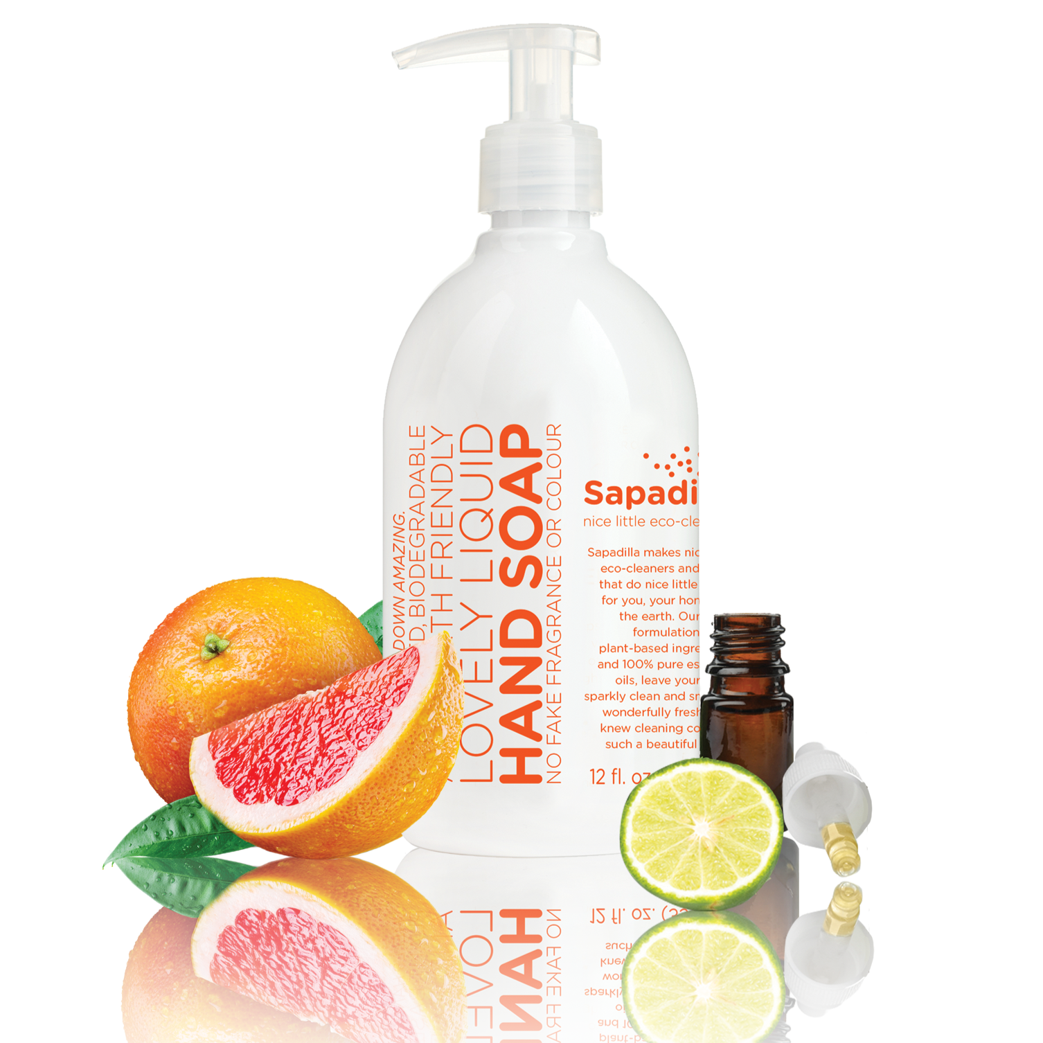 Sapadilla - Liquid Hand Soap Grapefruit + Bergamot All Things Being Eco Chilliwack Zero Waste Refillery
