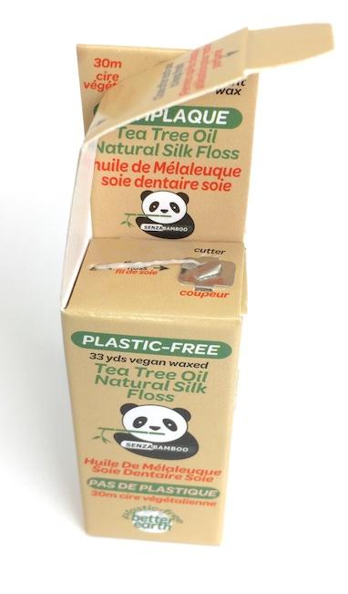 SenzaBamboo - Tea Tree Oil Natural Silk Floss 30m (33yds) Zero Waste Dental Floss All Things Being Eco Chilliwack
