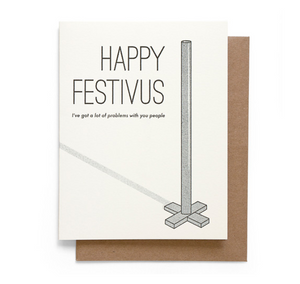 Smarty Pants Paper Co. - Holiday Greeting Cards All Things Being Eco Chilliwack Recycled Paper Festivus