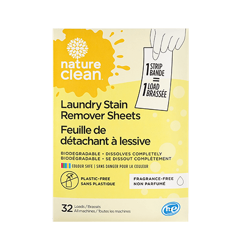 Nature Clean - Laundry Stain Remover Sheets - All things being eco - natural household cleaning products 