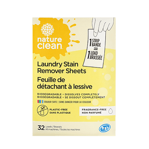 Nature Clean - Laundry Stain Remover Sheets - All things being eco - natural household cleaning products 