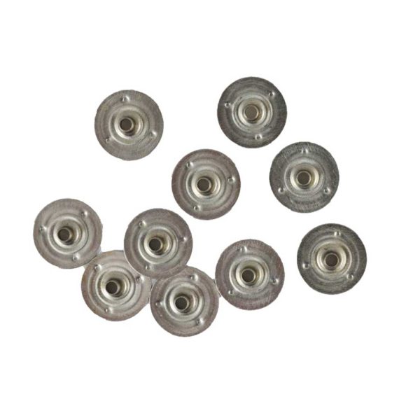 All Things Being Eco - Round Metal Candle Wick Tabs - 25 Pack - 15mm - all things being eco chilliwack