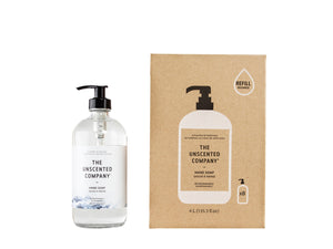 The Unscented Company - Hand Soap Refillable at All Things Beign Eco Chilliwack - zero waste refillery - plastic free