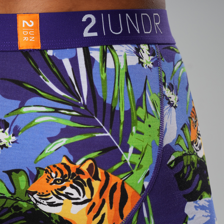 2UNDR - Printed Swing Shift Boxers Tigres