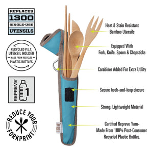 To Go Ware - Reusable RePEat Bamboo Utensil Set