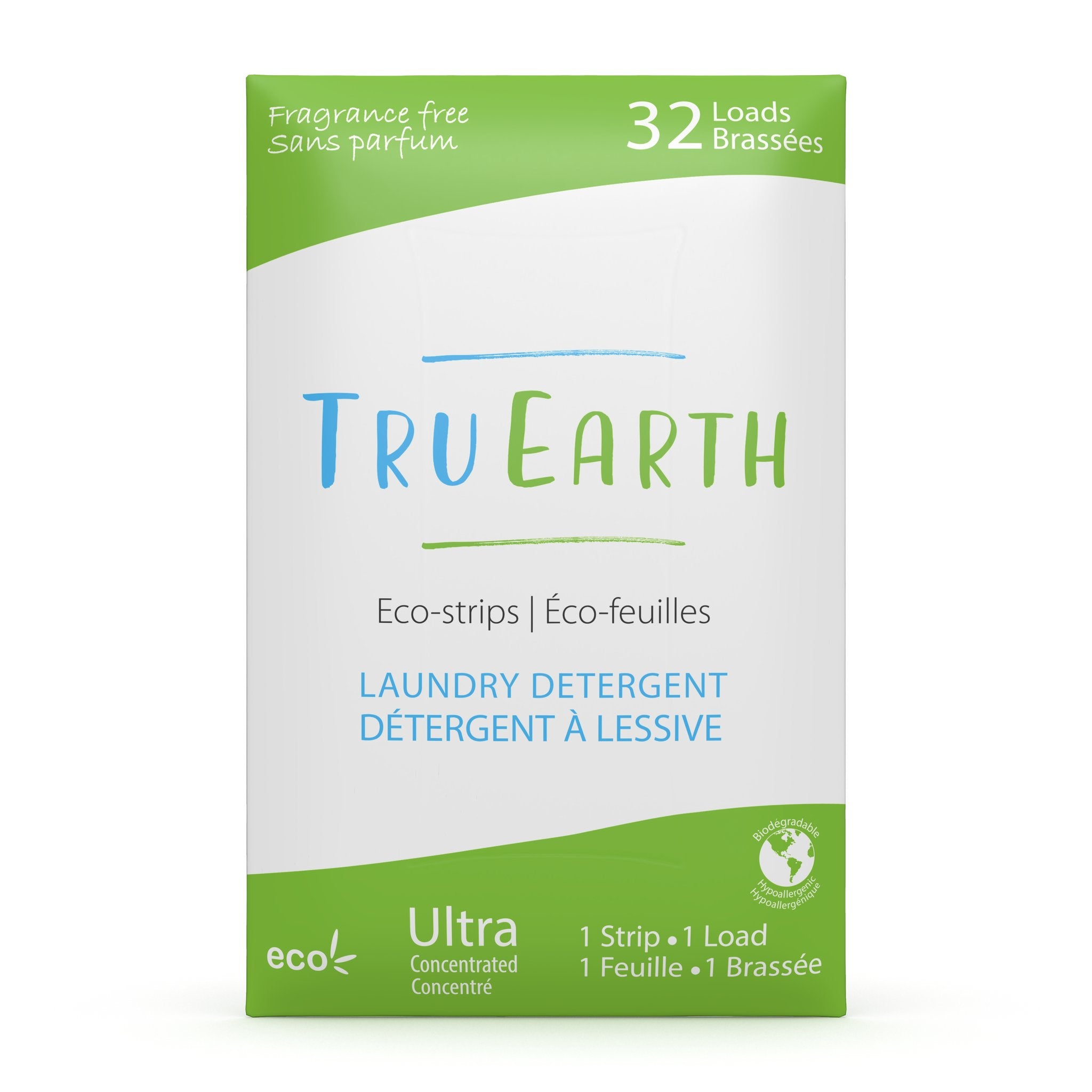 Tru Earth - Fragrance Free Laundry Strips 32 Loads All Things Being Eco Chilliwack