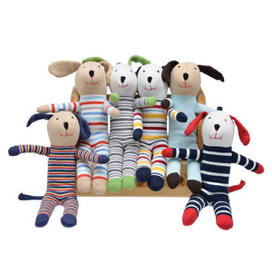 Under The Nile - Organic Cotton Scrappy Dogs Stuffy Toy Non Toxic Baby Toys All Things Being Eco Chilliwack