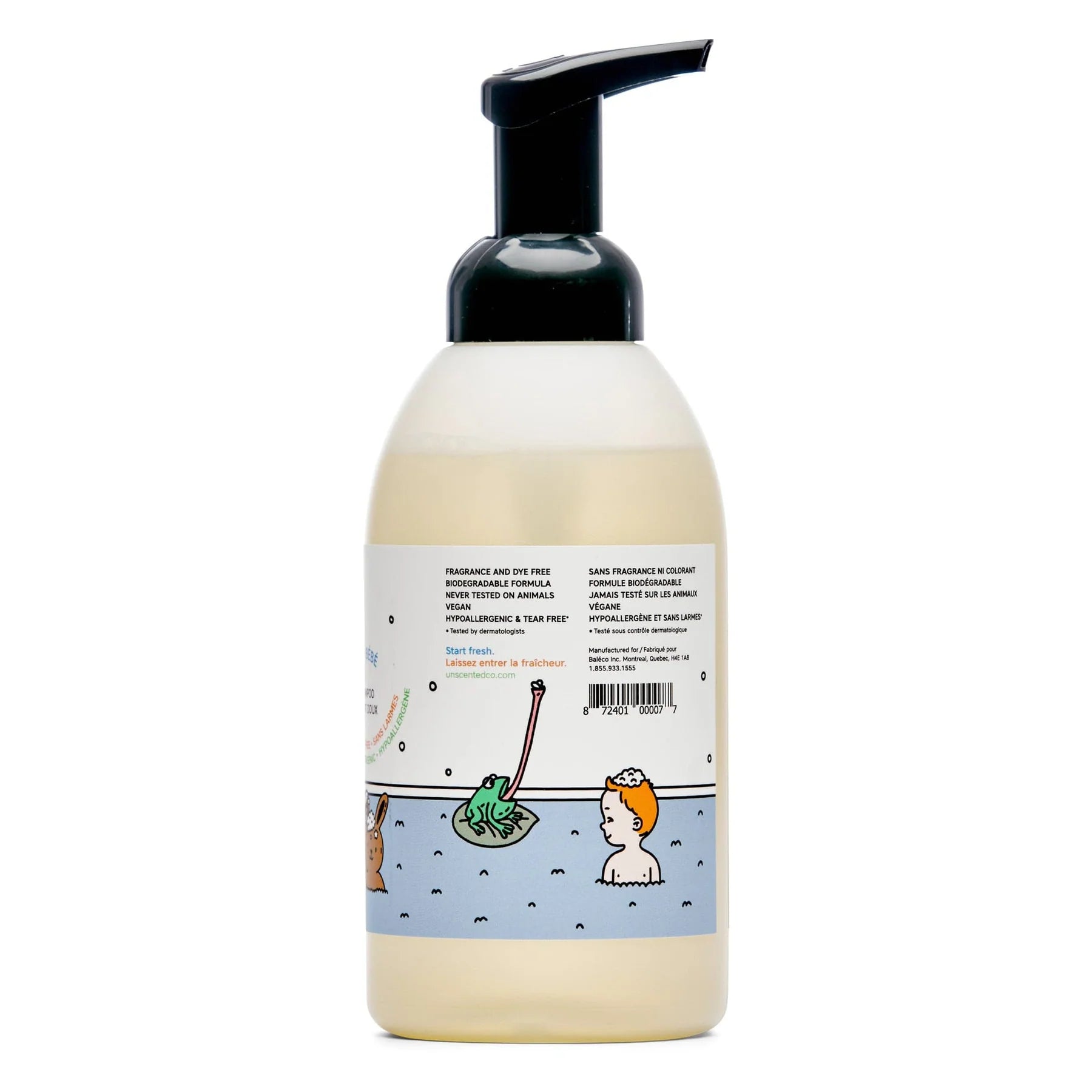 The Unscented Company - Foaming Gentle Baby Wash & Shampoo