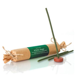 Maroma - White Sage 20 Bambooless Incense With Holder