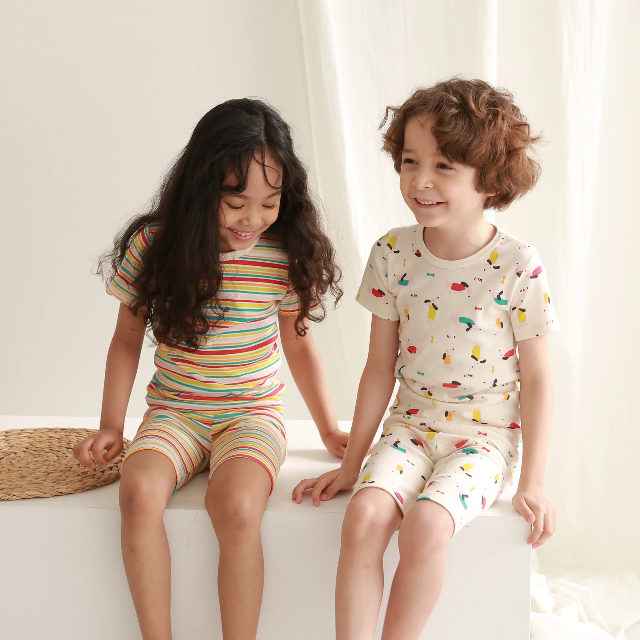 WithOrganic - Organic Cotton Slim Pajama Set Dachshund Kids PJ'S Chilliwack All Things Being Eco