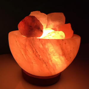 Zen Natural Wellness - Himalayan Fire Bowl Salt Lamp